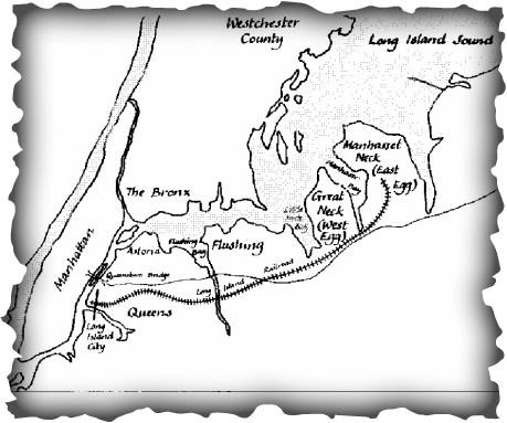 Map Of Long Island The Great Gastby